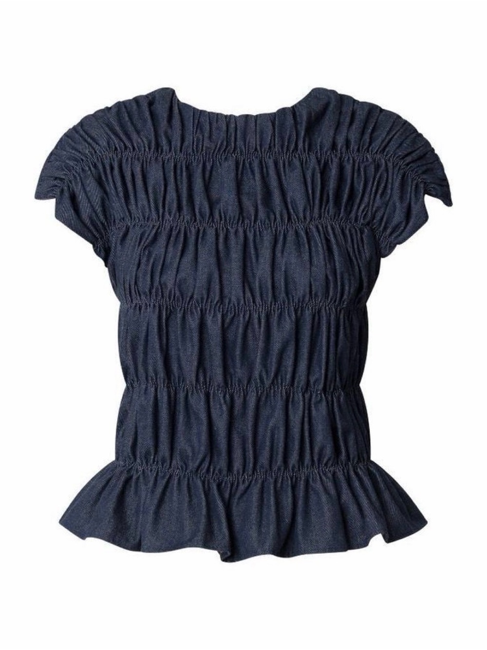 Cult Mia NYNNE Indigo Ruched Top